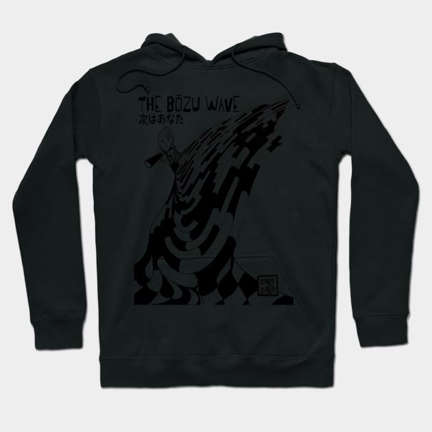 Shaved Head Wave Hoodie by Botchy-Botchy